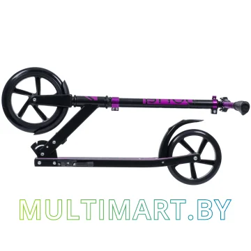 Самокат Novatrack Polis Pro 230.POLIS.VT20 (черный/фиолетовый, 2020) картинка 6